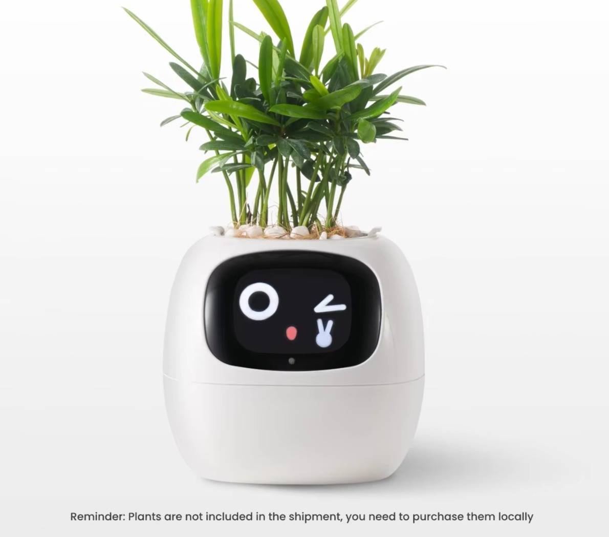 Tuya Ivy Smart Planter,Endless Fun over 49 Rich Expressions,7 Smart Sensors,Ai Chips Make Raising Plants Easy and Fun