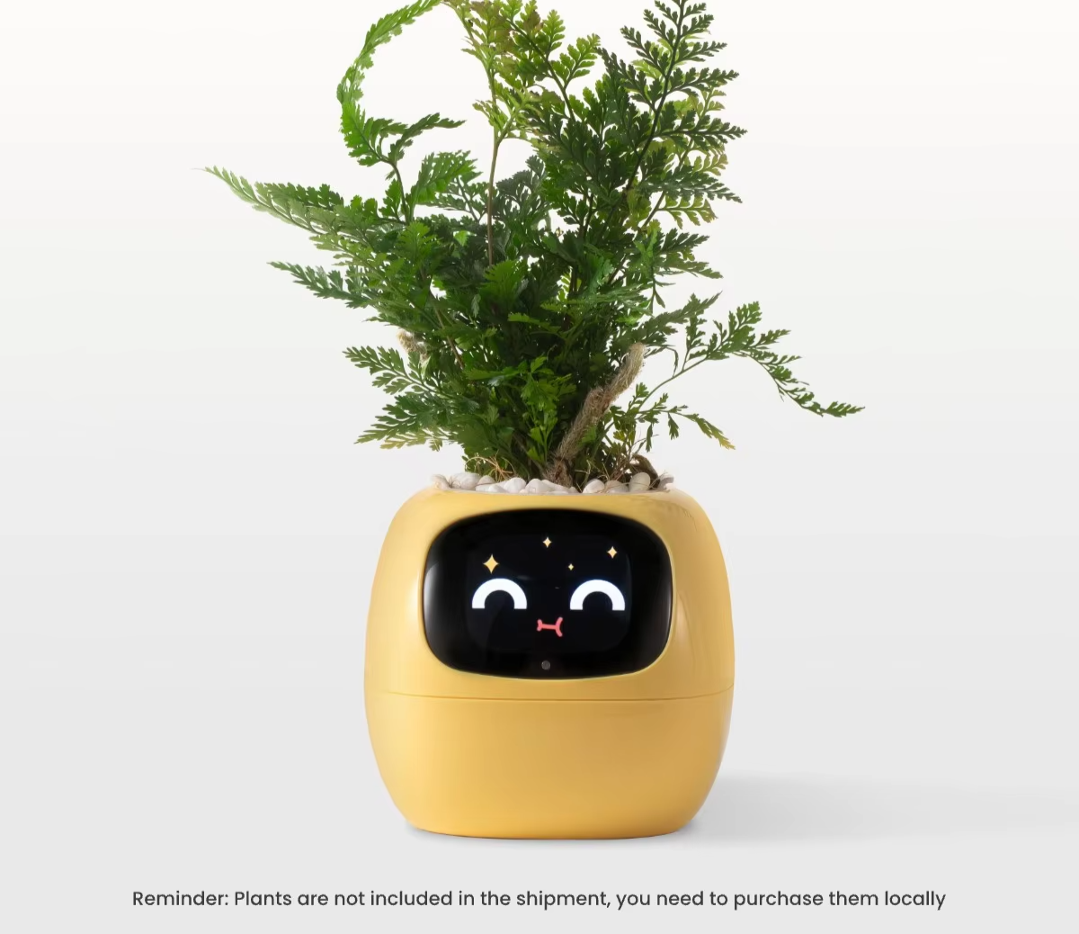 Tuya Ivy Smart Planter,Endless Fun over 49 Rich Expressions,7 Smart Sensors,Ai Chips Make Raising Plants Easy and Fun