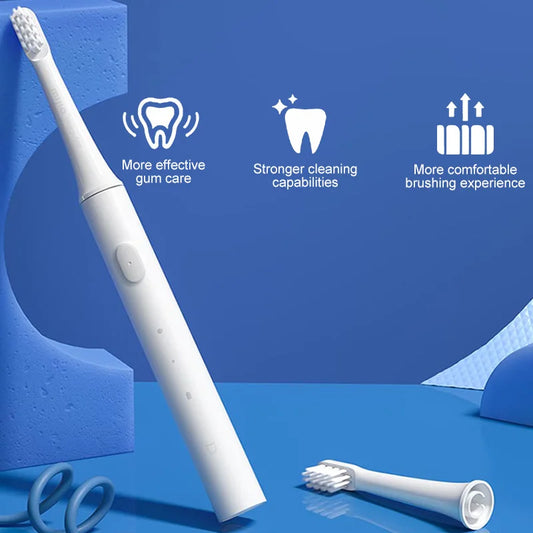 Mijia T100 Sonic Electric Toothbrush Mi Smart Waterproof Tooth Head Brush IPX7 Rechargeable USB for Teeth Brush Whitening